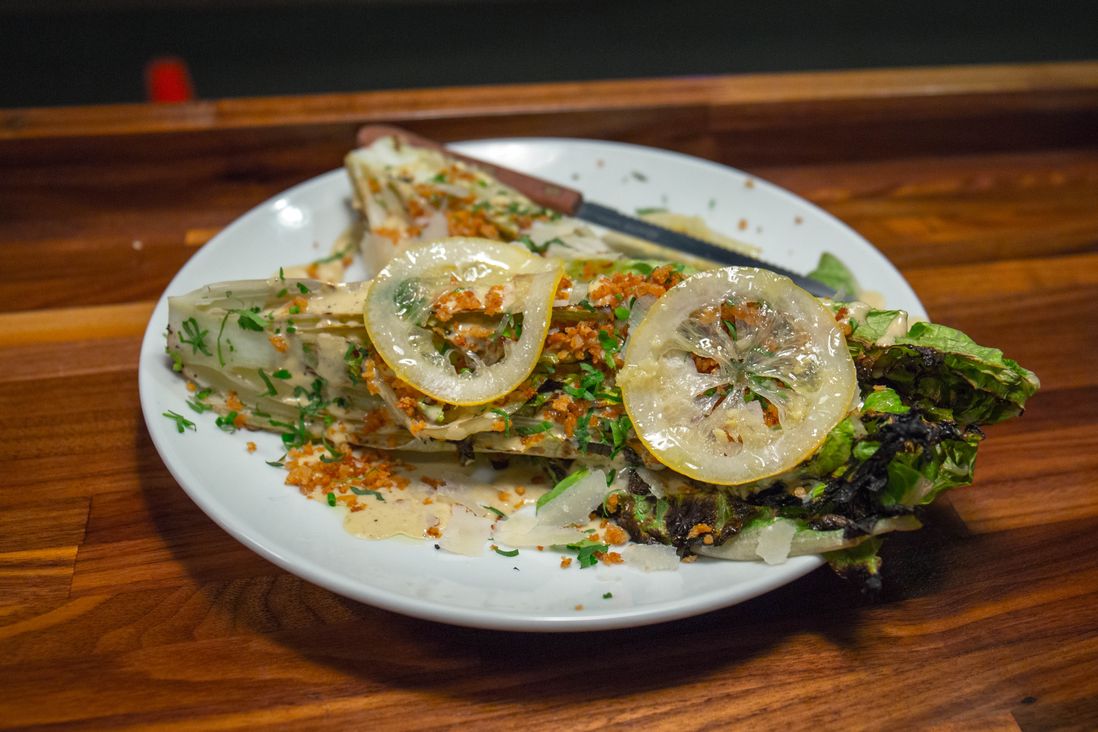 Grilled Romaine ($15)<br/>